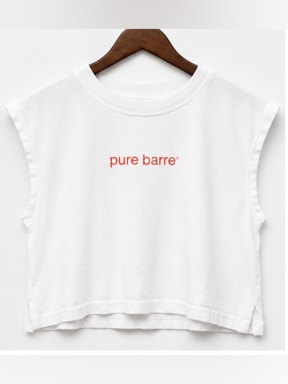 NUX White Cotton Care-Label Tank Top